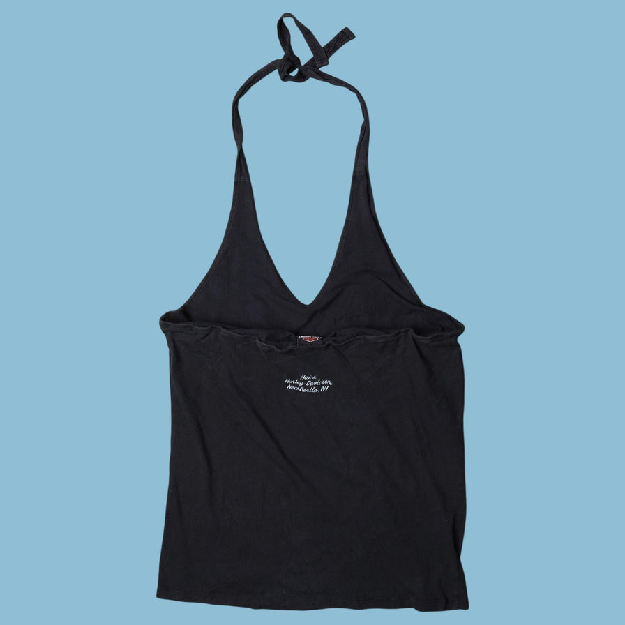 Vintage Harley Davidson Halter Top - XL