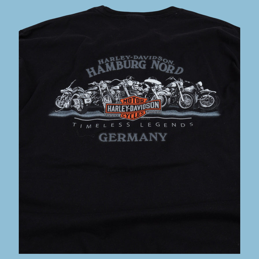 Vintage Harley Davidson Hamburg T - SHirt - XL - NFF Vintage