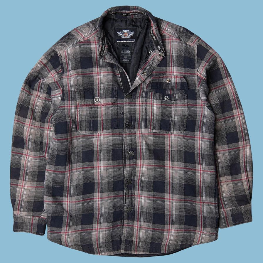 Vintage Harley Davidson Flanell Jacke - M