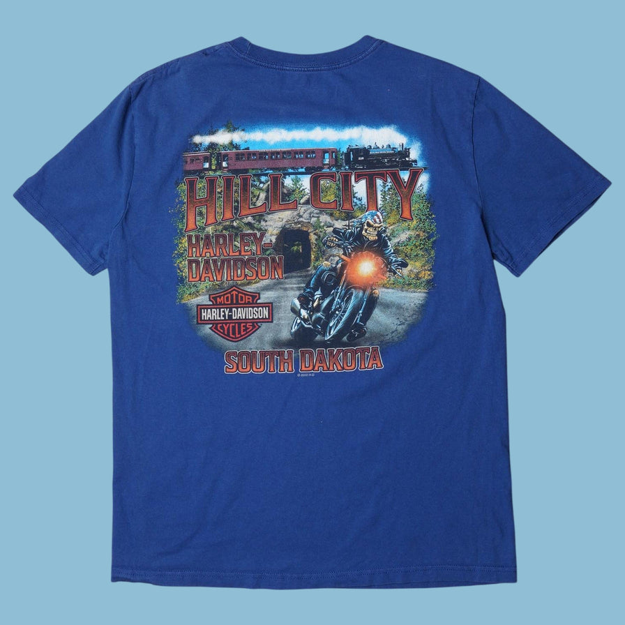 Vintage Harley Davidson Hill City South Dakota T-Shirt - M