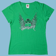 Vintage Harley Davidson Irish Shamrock T-Shirt - 2XL