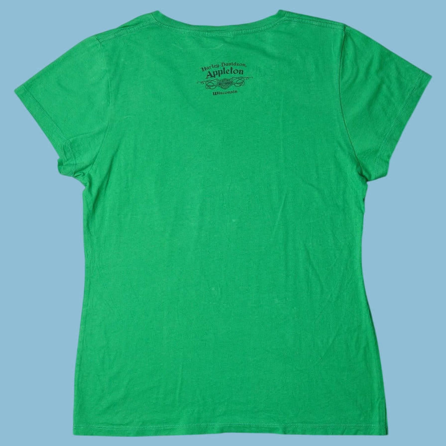 Vintage Harley Davidson Irish Shamrock T-Shirt - 2XL