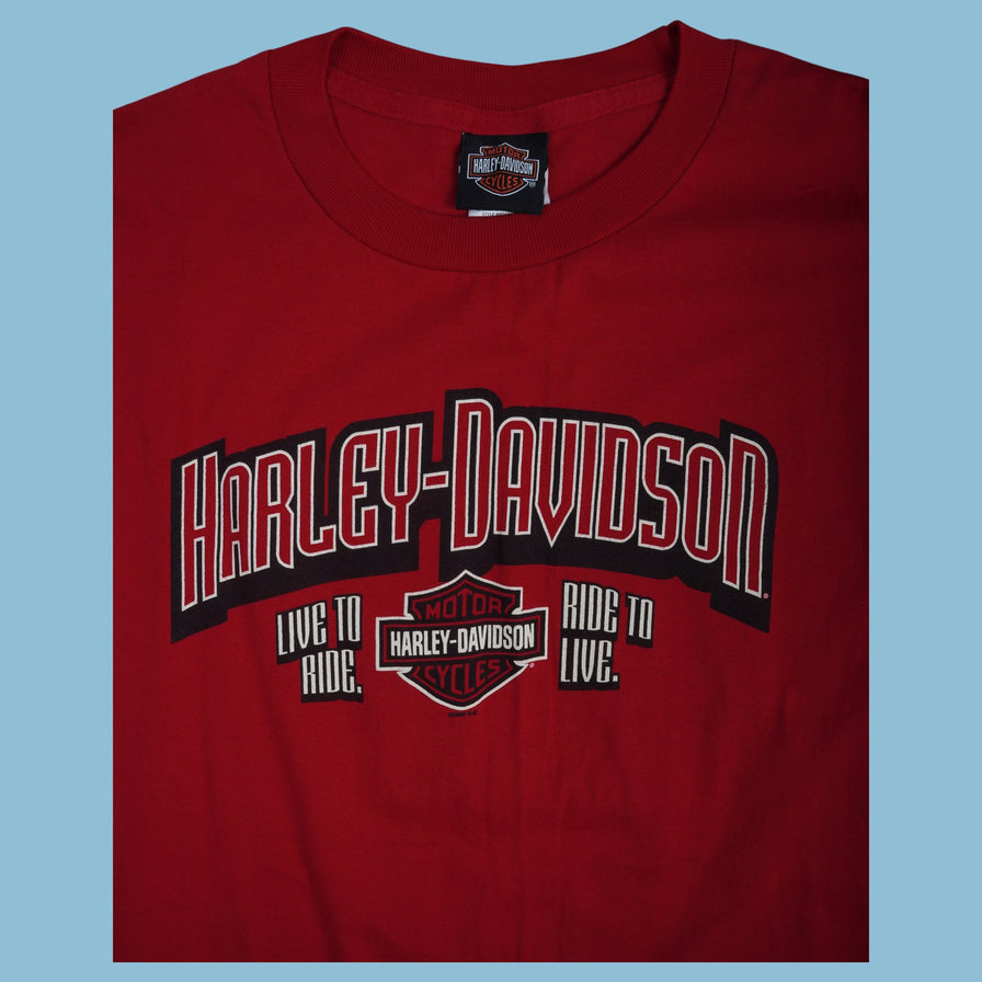 Vintage Harley Davidson Italien 2009 T-Shirt - XL - NFF Vintage