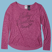 Vintage Harley Davidson Leopard Print Longsleeve - L