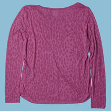 Vintage Harley Davidson Leopard Print Longsleeve - L