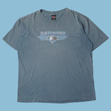 Vintage Harley Davidson Living Free Eagle T-Shirt - XL