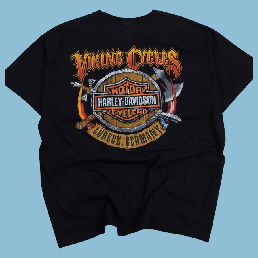 Vintage Harley Davidson Lübeck 2013 T-Shirt - XL - NFF Vintage