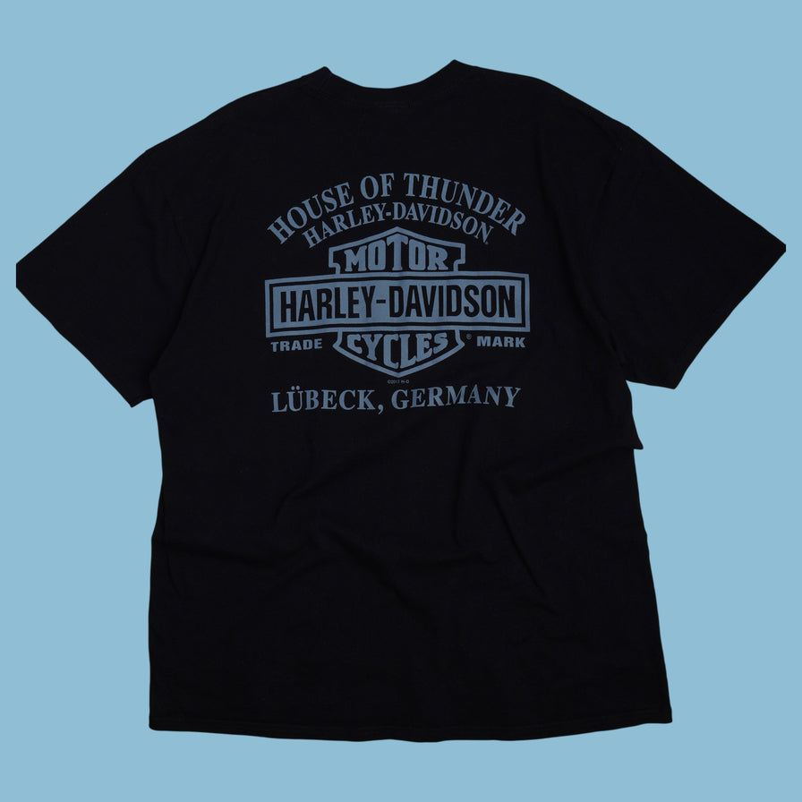 Vintage Harley Davidson Lübeck 2017 T-Shirt - XL - NFF Vintage