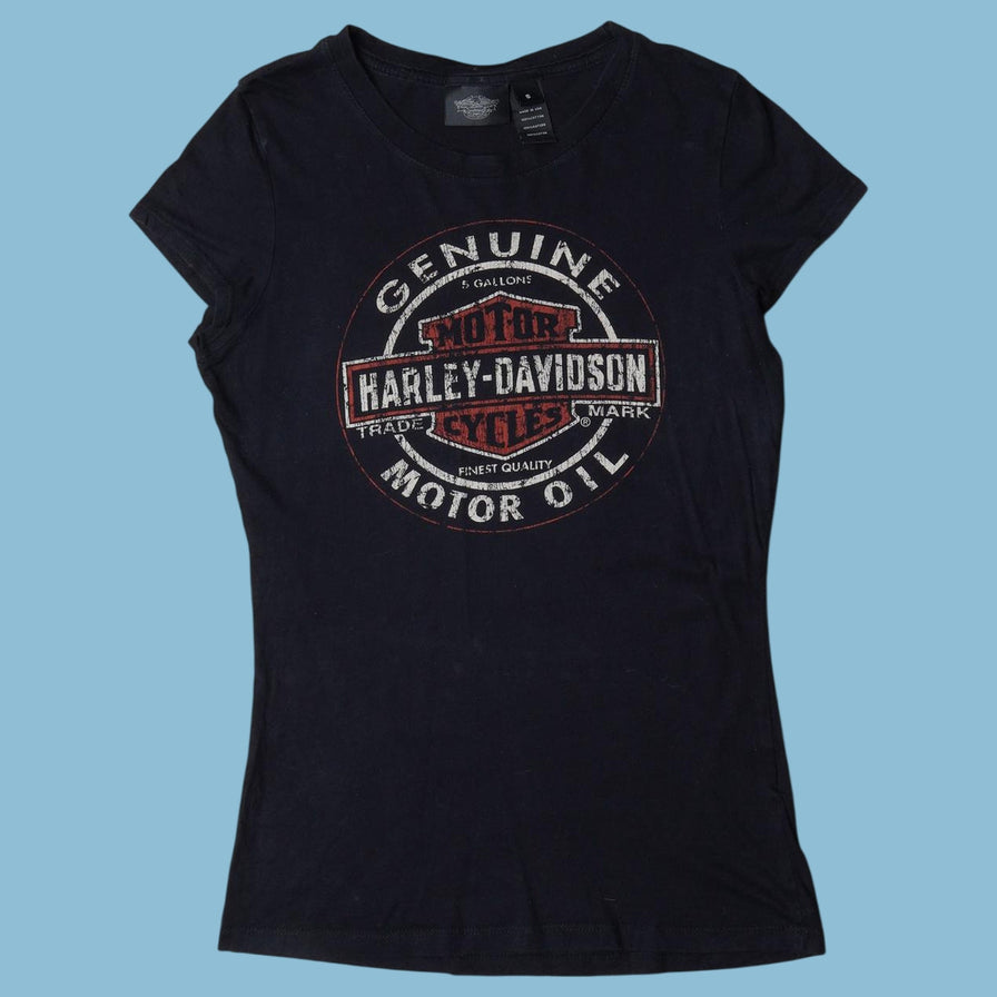 Vintage Harley Davidson Motor Oil T-Shirt - S