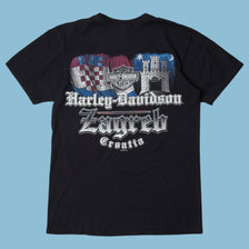 Vintage Harley Davidson Motorcycle Graphic T-Shirt - S