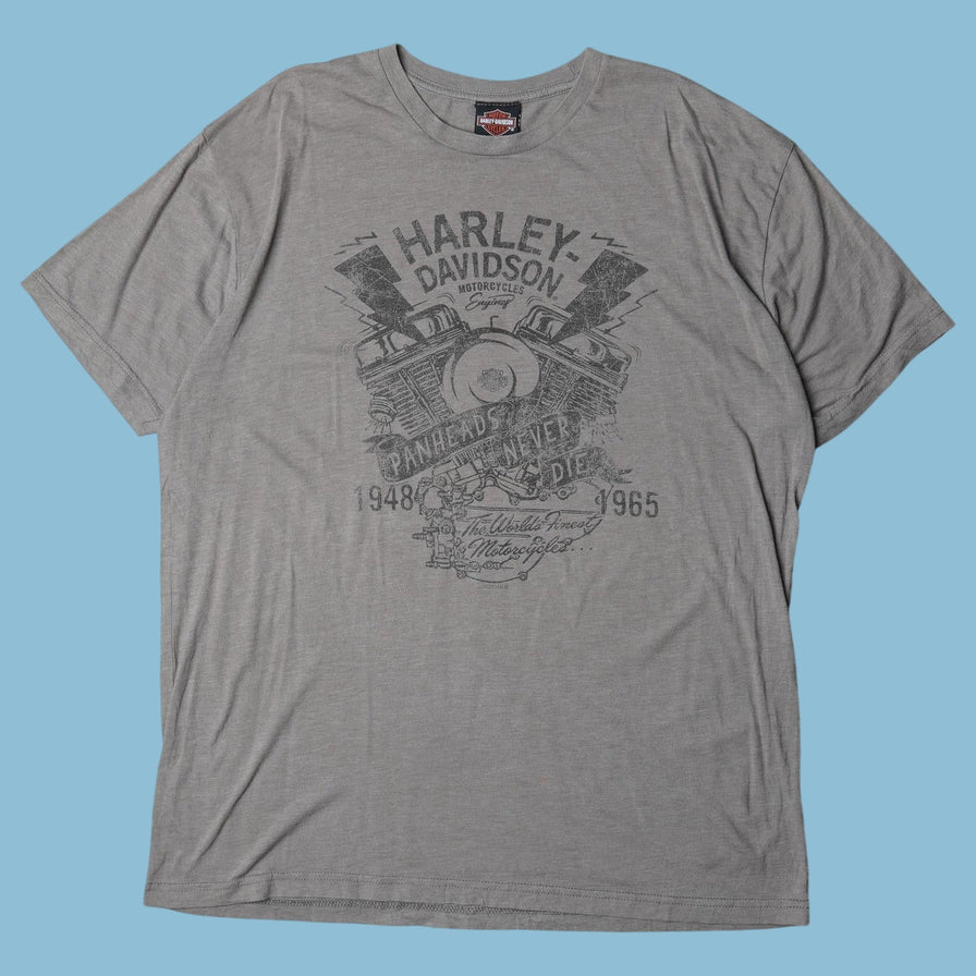 Vintage Harley Davidson Panheads Never Die T-Shirt - XL