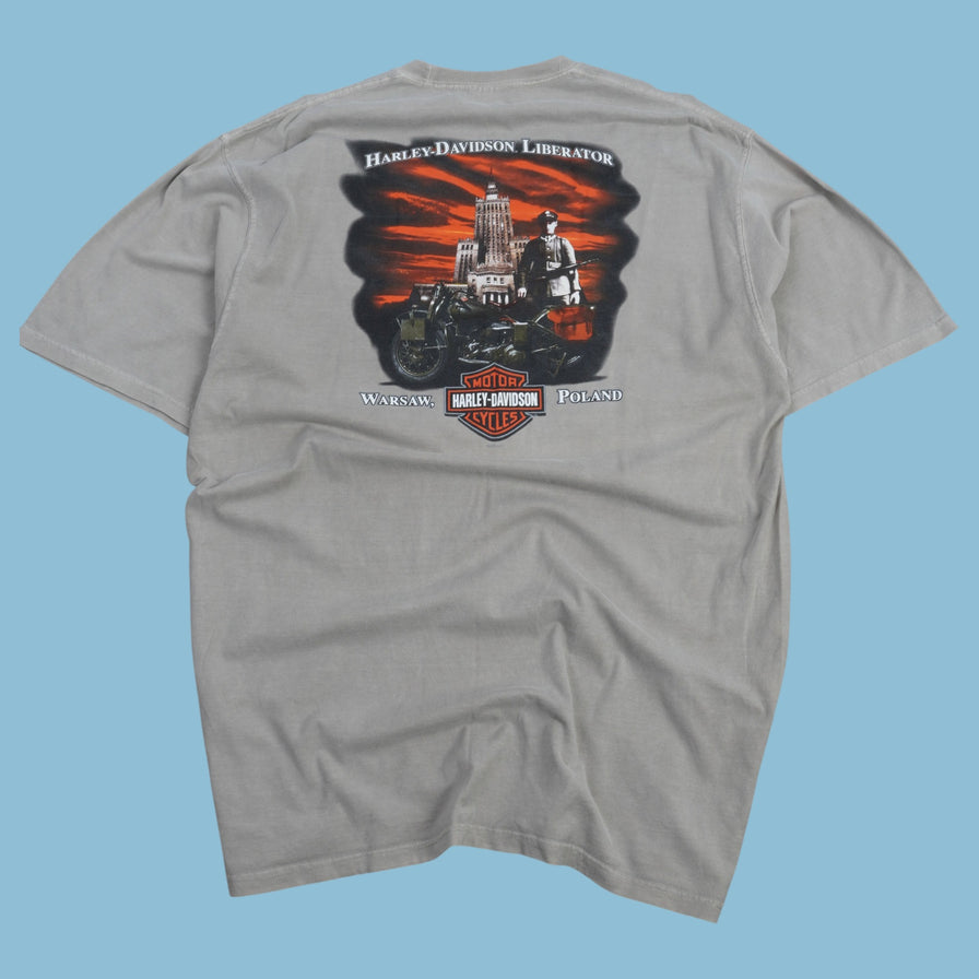 Vintage Harley Davidson Polen 2008 T-Shirt - XL - NFF Vintage