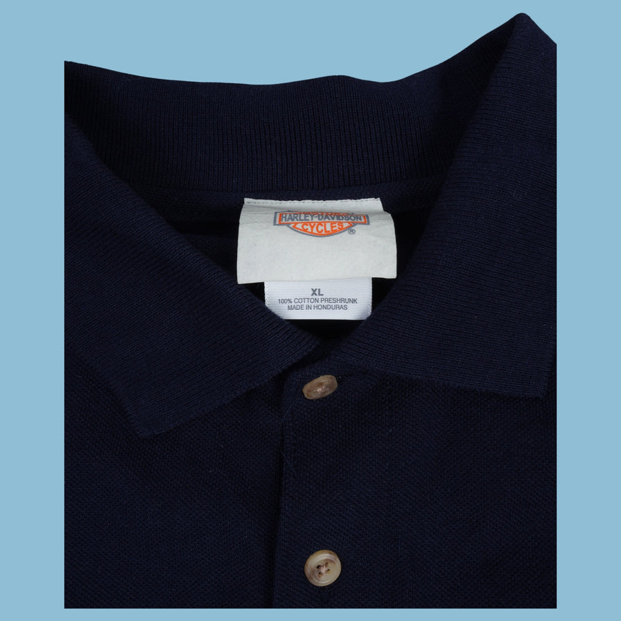 Vintage Harley Davidson Poloshirt 90s T-Shirt - XL - NFF Vintage