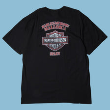 Vintage Harley Davidson Quality Parts & Service Skull T-Shirt - XL