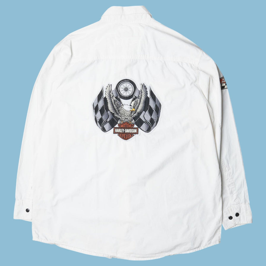 Vintage Harley Davidson Racing Hemd - L