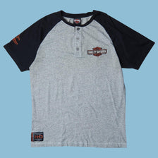 Vintage Harley Davidson Raglan T-Shirt - M