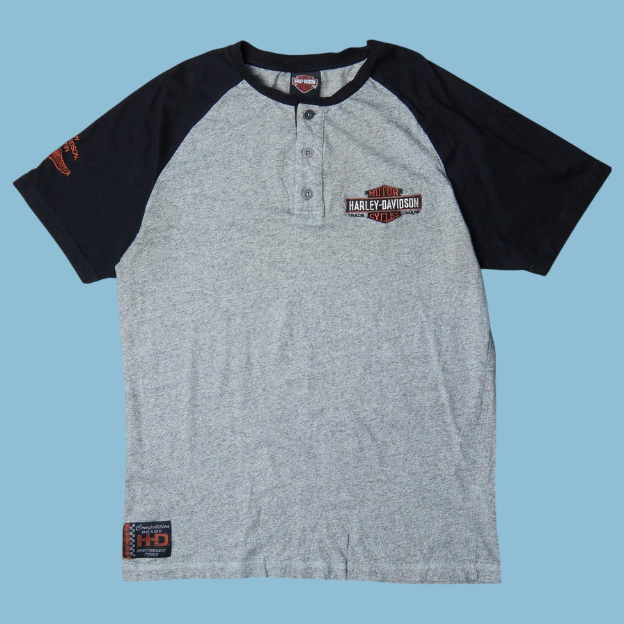 Vintage Harley Davidson Raglan T-Shirt - M
