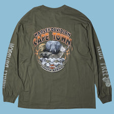Vintage Harley Davidson Ride Free Longsleeve - XL