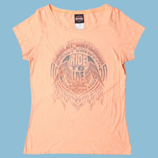 Vintage Harley Davidson Ride To Live T-Shirt - L