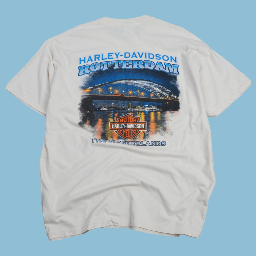 Vintage Harley Davidson Rotterdam 2014 T-Shirt - XL - NFF Vintage