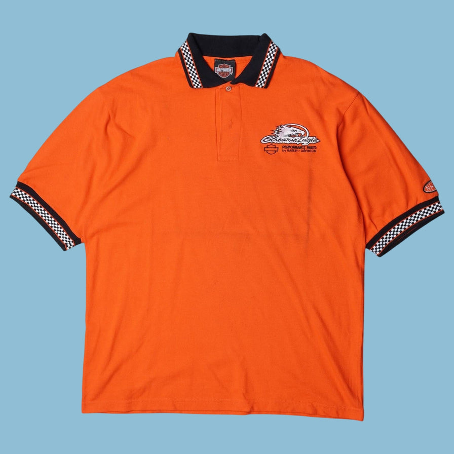 Vintage Harley Davidson Screamin Eagle Polo - M