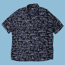 Vintage Harley Davidson Signature Print Hemd - XL
