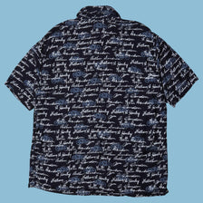 Vintage Harley Davidson Signature Print Hemd - XL
