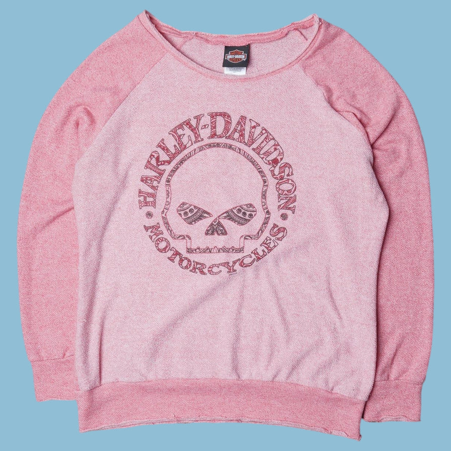 Vintage Harley Davidson Skull Sweater - L