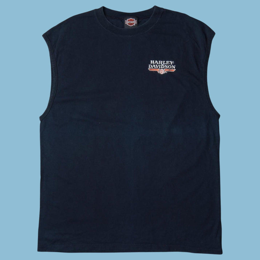 Vintage Harley Davidson Sleeveless T-Shirt - XL