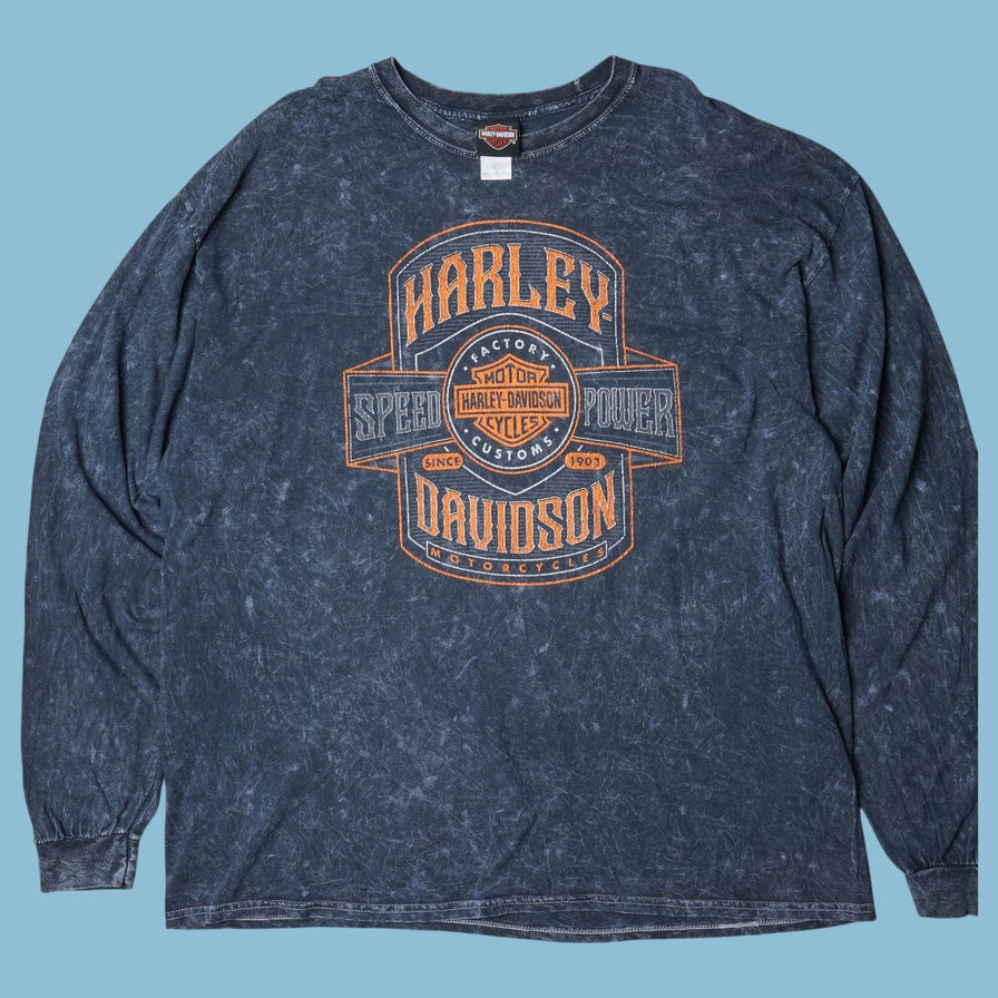 Vintage Harley Davidson Speed Power Longsleeve - 2XL