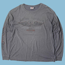 Vintage Harley Davidson Speed Shop Longsleeve - XL