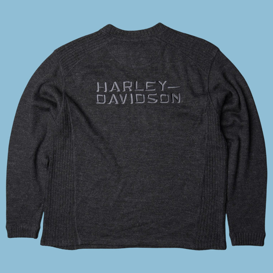 Vintage Harley Davidson Strickpullover - M