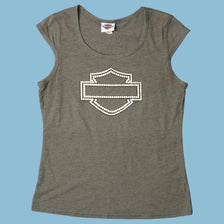 Vintage Harley Davidson Studded Logo Top - M