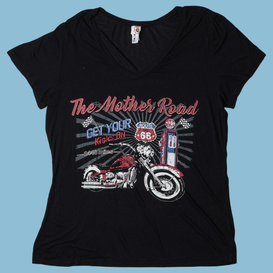 Vintage Harley Davidson The Mother Road Route 66 T-Shirt - L