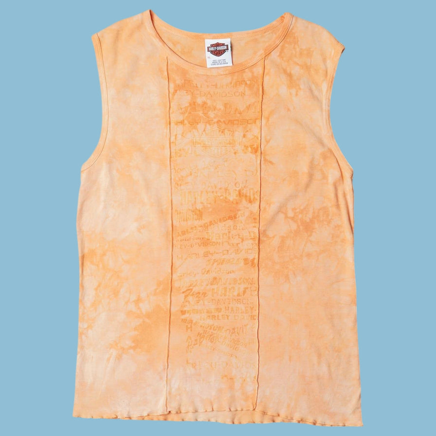 Vintage Harley Davidson Tie-Dye Tank Top - XL