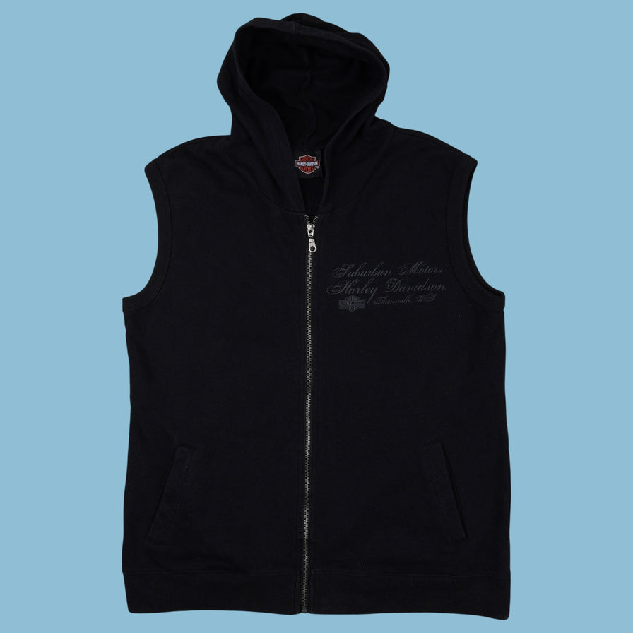 Vintage Harley Davidson Weste Jacke - L