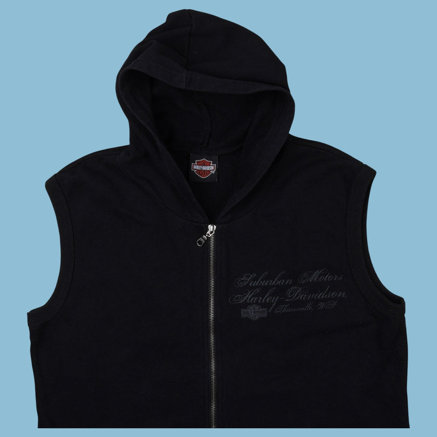 Vintage Harley Davidson Weste Jacke - L