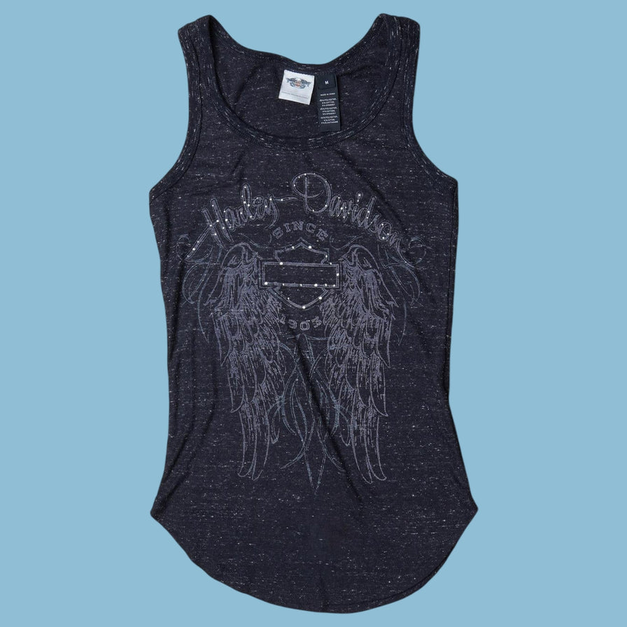 Vintage Harley Davidson Wings Tank Top - M