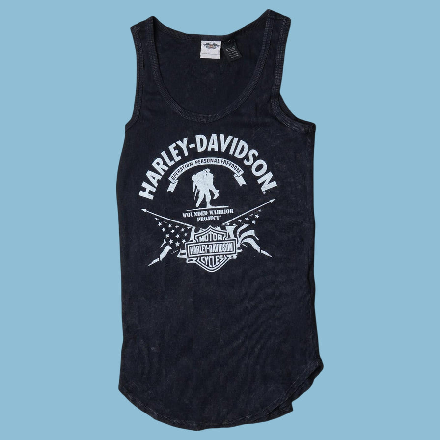 Vintage Harley Davidson Wounded Warrior Project Tank Top - M
