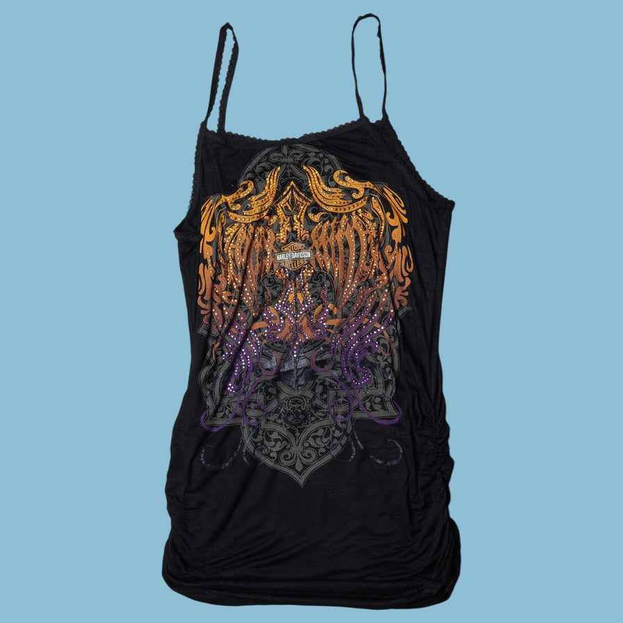 Vintage Harley Davidson Y2K Strass Top - XL