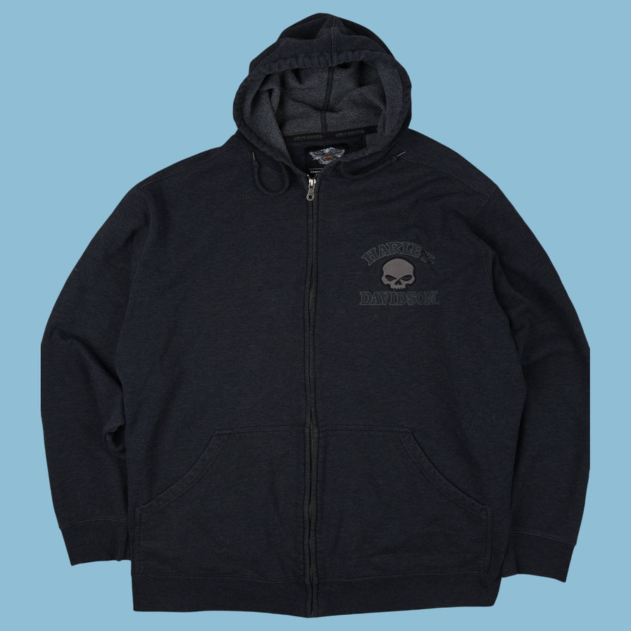 Vintage Harley Davidson Zip Hoodie - 2XL