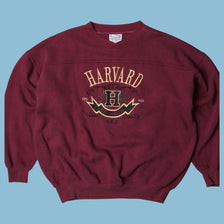Vintage Harvard Crimson 90s Sweater - XL