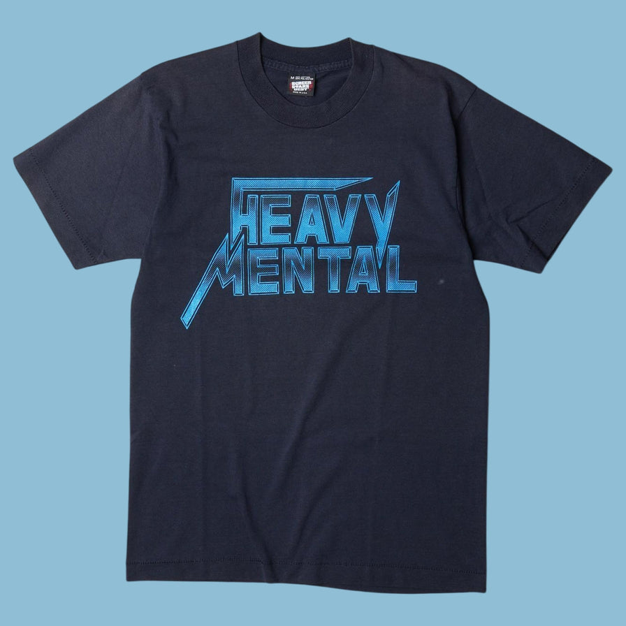 Vintage Heavy Mental Graphic T-Shirt - S