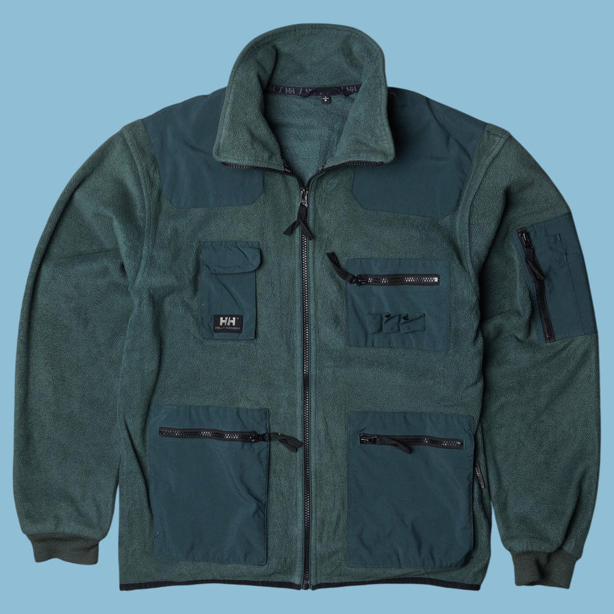 Vintage Helly Hansen 90s Fleecejacke - L