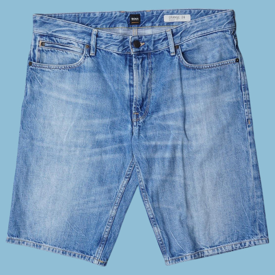 Vintage Hugo Boss Orange Shorts - 34