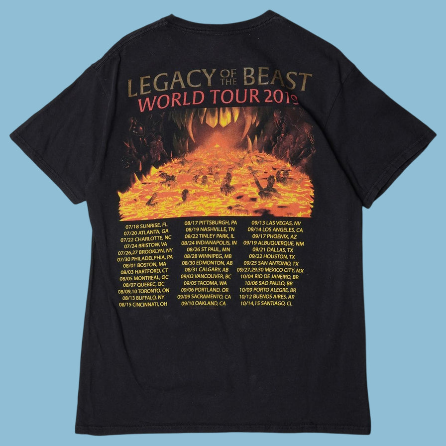 T-shirt Vintage Iron Maiden Legacy of the Beast - M