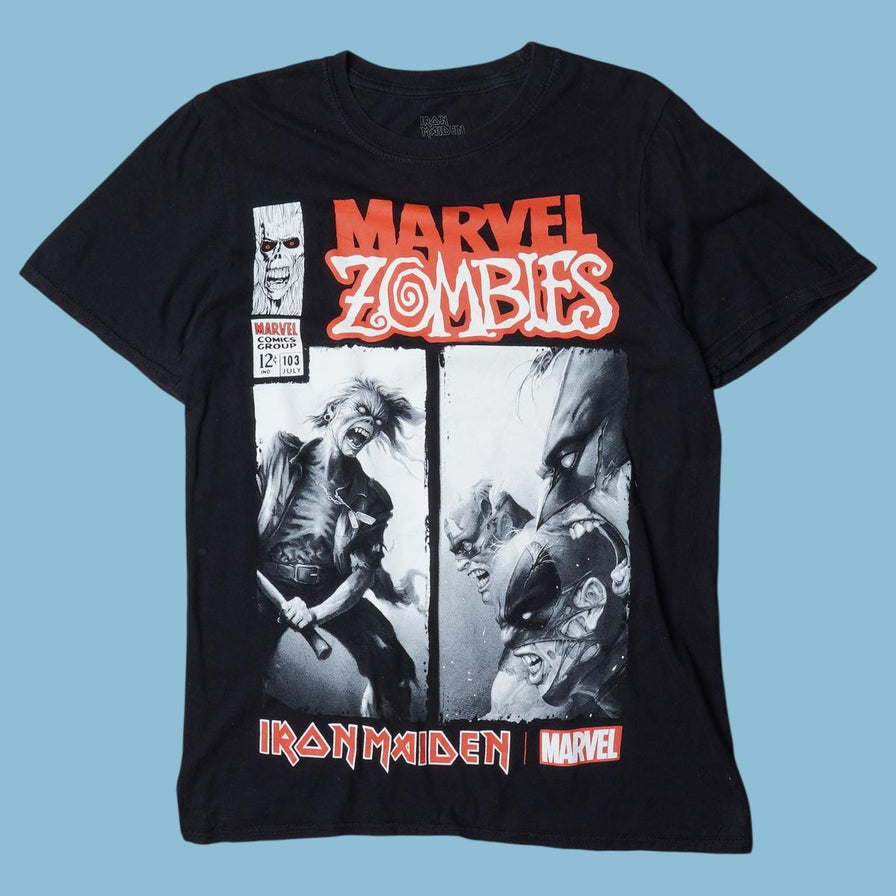 Vintage Iron Maiden x Marvel Zombies T-Shirt - S
