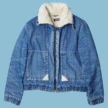 Vintage Izzi 80s Sherpa Jeansjacke - M