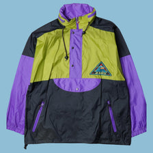 Vintage Jeantex 90s Colorblock Windbreaker - L