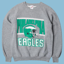 Vintage Jerzees 90s Philadelphia Eagles NFL Sweater - S